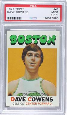 1971-72 Topps - [Base] #47 - Dave Cowens [PSA 9 MINT (OC)]