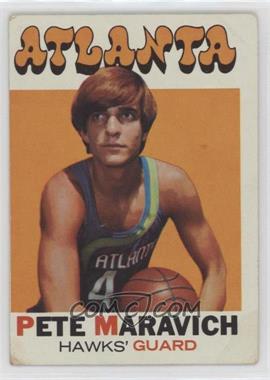 1971-72 Topps - [Base] #55 - Pete Maravich [Good to VG‑EX]