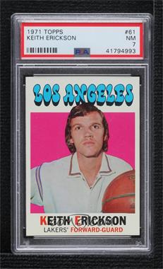 1971-72 Topps - [Base] #61 - Keith Erickson [PSA 7 NM]