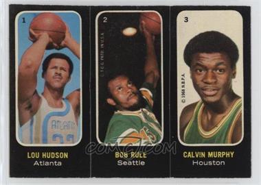 1971-72 Topps - Trios Stickers #1-2-3 - Lou Hudson, Bob Rule, Calvin Murphy