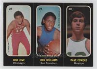 Bob Love, Ron Williams, Dave Cowens