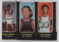 Connie Hawkins, Jeff Mullins, Lew Alcindor [Good to VG‑EX]