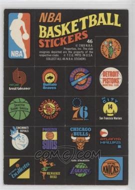 1971-72 Topps - Trios Stickers #46 - NBA Team Logos [Good to VG‑EX]