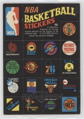 1971-72 Topps - Trios Stickers #46 - NBA Team Logos [Good to VG‑EX]