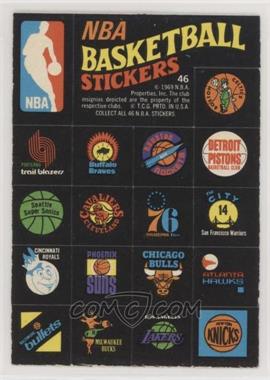 1971-72 Topps - Trios Stickers #46 - NBA Team Logos
