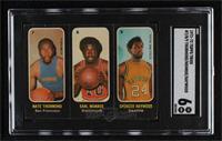 Nate Thurmond, Earl Monroe, Spencer Haywood [SGC 6 EX/NM]