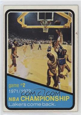 1972-73 Topps - [Base] #155 - NBA Championship - Game #2 [Good to VG‑EX]