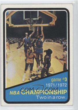 1972-73 Topps - [Base] #156 - NBA Championship - Game #3 [Good to VG‑EX]