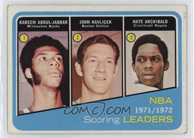 1972-73 Topps - [Base] #171 - Kareem Abdul-Jabbar, John Havlicek, Tiny Archibald