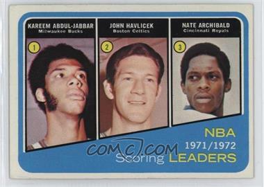 1972-73 Topps - [Base] #171 - Kareem Abdul-Jabbar, John Havlicek, Tiny Archibald