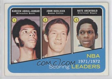 1972-73 Topps - [Base] #171 - Kareem Abdul-Jabbar, John Havlicek, Tiny Archibald