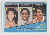 Kareem Abdul-Jabbar, Tiny Archibald, John Havlicek [Good to VG‑…