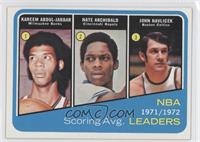 Kareem Abdul-Jabbar, Tiny Archibald, John Havlicek