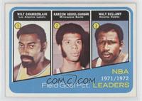 Wilt Chamberlain, Kareem Abdul-Jabbar, Walt Bellamy