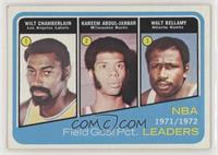 Wilt Chamberlain, Kareem Abdul-Jabbar, Walt Bellamy