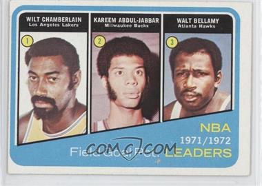 1972-73 Topps - [Base] #173 - Wilt Chamberlain, Kareem Abdul-Jabbar, Walt Bellamy