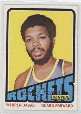 1972-73 Topps - [Base] #205 - Warren Jabali