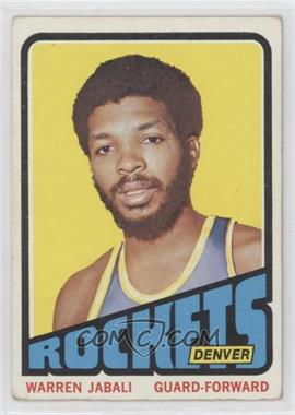 1972-73 Topps - [Base] #205 - Warren Jabali