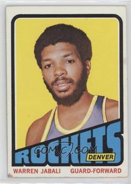 1972-73 Topps - [Base] #205 - Warren Jabali