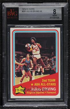 1972-73 Topps - [Base] #255 - Julius Erving [BVG 8 NM‑MT]