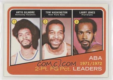 1972-73 Topps - [Base] #260 - Artis Gilmore, Larry Jones, Tom Washington