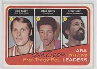 Rick Barry, Mack Calvin, Steve Jones