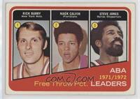 Rick Barry, Mack Calvin, Steve Jones