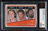 Rick Barry, Mack Calvin, Steve Jones [BGS 7 NEAR MINT]