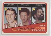 Rick Barry, Mack Calvin, Steve Jones