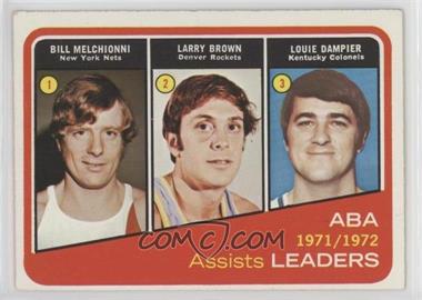 1972-73 Topps - [Base] #264 - Larry Brown, Louie Dampier, Bill Melchionni