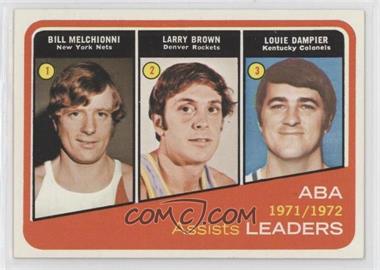 1972-73 Topps - [Base] #264 - Larry Brown, Louie Dampier, Bill Melchionni