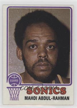 1973-74 Topps - [Base] #128 - Mahdi Abdul-Rahman [Good to VG‑EX]