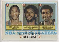 League Leaders - Nate Archibald, Kareem Abdul-Jabbar, Spencer Haywood