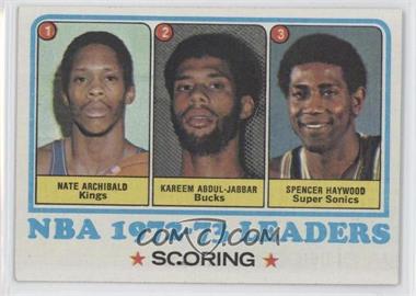 1973-74 Topps - [Base] #153 - League Leaders - Nate Archibald, Kareem Abdul-Jabbar, Spencer Haywood