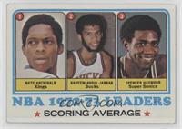 League Leaders - Nate Archibald, Kareem Abdul-Jabbar, Spencer Haywood