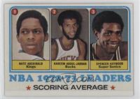 League Leaders - Nate Archibald, Kareem Abdul-Jabbar, Spencer Haywood [Poor&nbs…