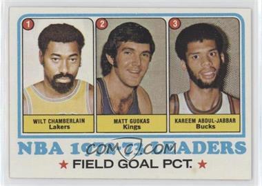 1973-74 Topps - [Base] #155 - League Leaders - Wilt Chamberlain, Matt Guokas, Kareem Abdul-Jabbar