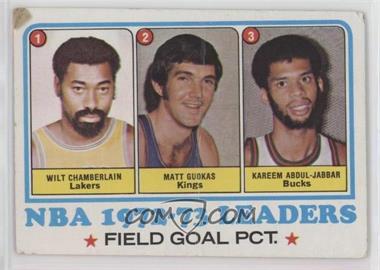 1973-74 Topps - [Base] #155 - League Leaders - Wilt Chamberlain, Matt Guokas, Kareem Abdul-Jabbar [Poor to Fair]