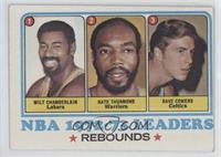 League Leaders - Wilt Chamberlain, Nate Thurmond, Dave Cowens