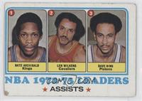 League Leaders - Dave Bing, Nate Archibald, Len Wilkens [Noted]