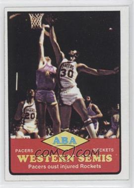 1973-74 Topps - [Base] #202 - ABA Western Semis - Connie Hawkins, George McGinnis