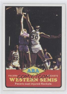 1973-74 Topps - [Base] #202 - ABA Western Semis - Connie Hawkins, George McGinnis