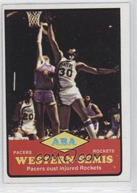 1973-74 Topps - [Base] #202 - ABA Western Semis - Connie Hawkins, George McGinnis