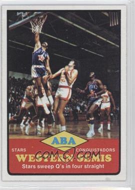 1973-74 Topps - [Base] #203 - ABA Western Semis - Stars vs. Conquistadors