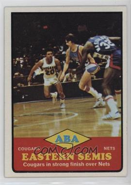 1973-74 Topps - [Base] #205 - ABA Eastern Semis - Cougars vs. Nets