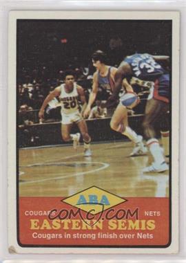 1973-74 Topps - [Base] #205 - ABA Eastern Semis - Cougars vs. Nets