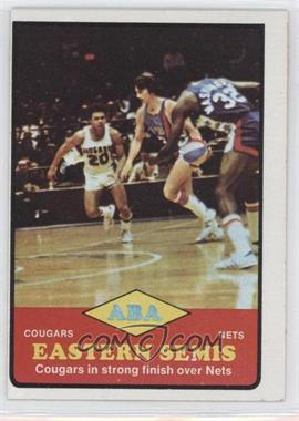 1973-74 Topps - [Base] #205 - ABA Eastern Semis - Cougars vs. Nets