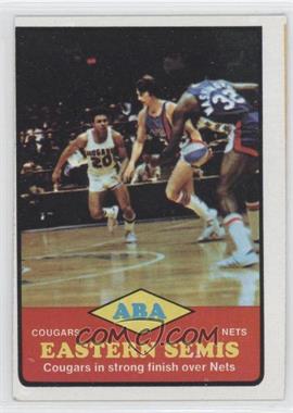 1973-74 Topps - [Base] #205 - ABA Eastern Semis - Cougars vs. Nets