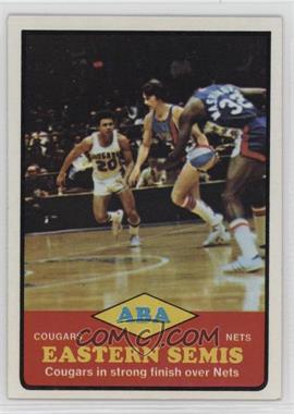 1973-74 Topps - [Base] #205 - ABA Eastern Semis - Cougars vs. Nets