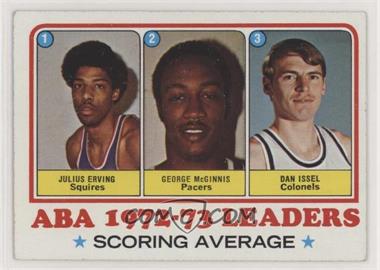 1973-74 Topps - [Base] #234 - League Leaders - Julius Erving, George McGinnis, Dan Issel